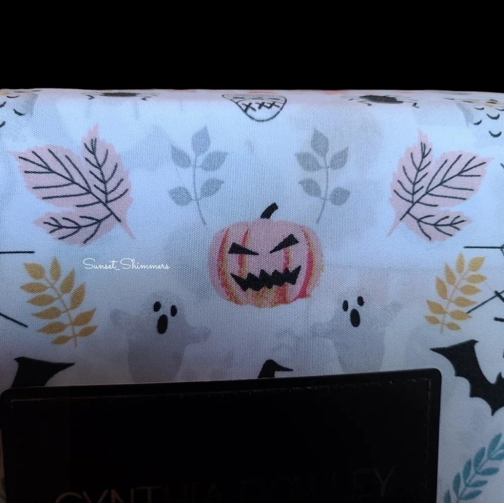 4pc CYNTHIA ROWLEY Pastel Halloween QUEEN Sheet Set Pumpkin Owl Cat Skull Ghost